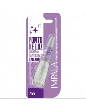 ESMALTE PARA UNHAS IMPALA BLISTER VERNIZ PONTO DE LUZ 7,5ML