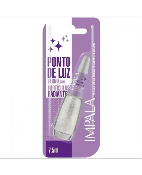 ESMALTE PARA UNHAS IMPALA BLISTER VERNIZ PONTO DE LUZ 7,5ML