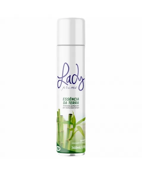 ODORIZADOR DE AMBIENTES LADY PRIME AEROSSOL ESSÊNCIA DA TERRA 360ML/240GR