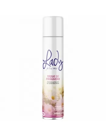 ODORIZADOR DE AMBIENTES LADY PRIME AEROSSOL TOQUE DE PRIMAVERA 360ML/240GR