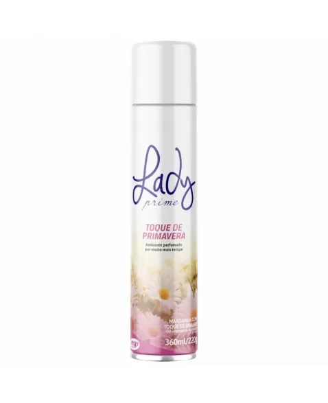 ODORIZADOR DE AMBIENTES LADY PRIME AEROSSOL TOQUE DE PRIMAVERA 360ML/240GR