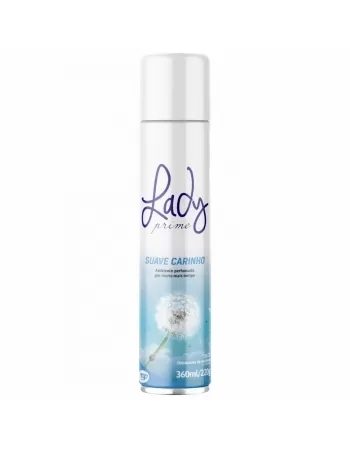 ODORIZADOR DE AMBIENTES LADY PRIME AEROSSOL SUAVE CARINHO 360ML/240GR
