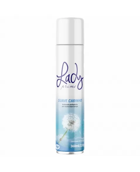 ODORIZADOR DE AMBIENTES LADY PRIME AEROSSOL SUAVE CARINHO 360ML/240GR
