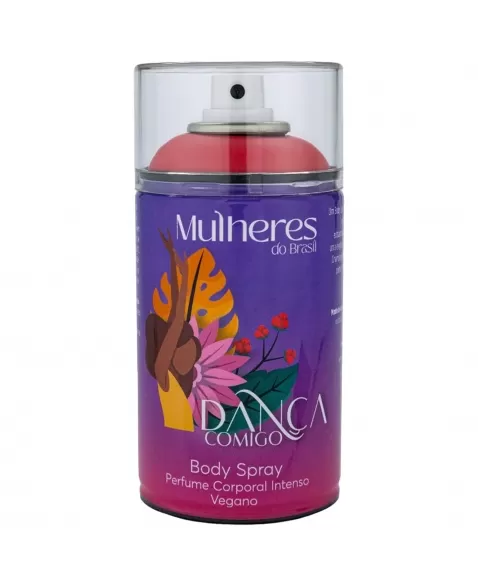 PERFUME CORPORAL VEGANO DANÇA COMIGO MULHERES DO BRASIL 250ML