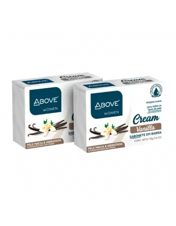 SABONETE BARRA ABOVE WOMEN CREAM VANILLA 75G