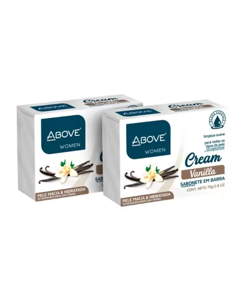 SABONETE BARRA ABOVE WOMEN CREAM VANILLA 75G