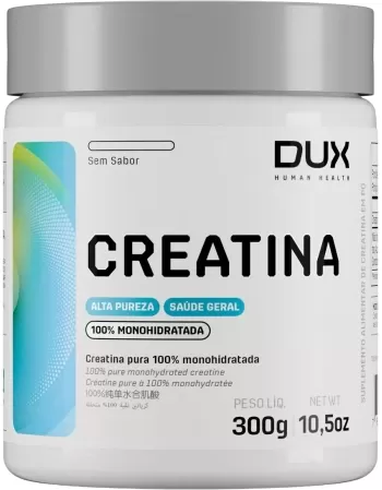 CREATINA MONOHIDRATADA DUX SEM SABOR POTE 300G