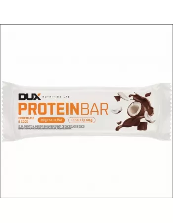 BARRA DE PROTEÍNA DUX SABOR CHOCOLATE E COCO 60G