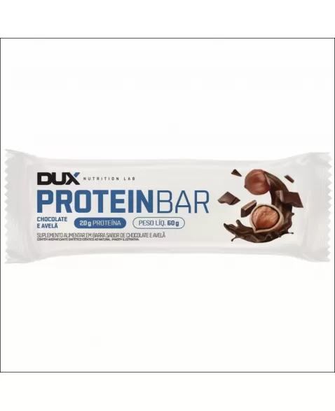 BARRA DE PROTEÍNA DUX SABOR CHOCOLATE E AVELÃ 60G