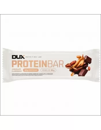 BARRA DE PROTEÍNA DUX SABOR CHOCOLATE E AMENDOIM 60G