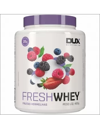 FRESH WHEY SABOR FRUTAS VERMELHAS DUX POTE 450G