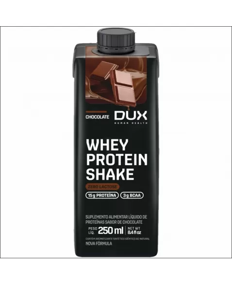 WHEY PROTEIN SHAKE DUX SABOR CHOCOLATE 250ML