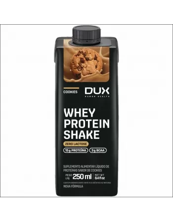 WHEY PROTEIN SHAKE DUX SABOR COOKIES 250ML