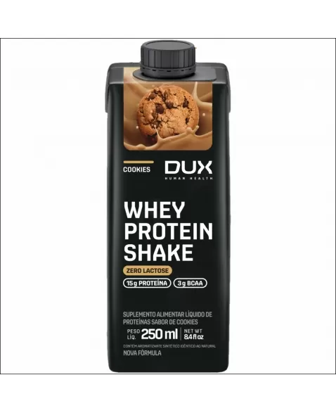 WHEY PROTEIN SHAKE DUX SABOR COOKIES 250ML