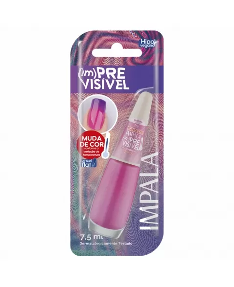 ESMALTE PARA UNHAS IMPALA BLISTER (IM)PREVISÍVEL TÍMIDA/BISCOITEIRA 7,5ML