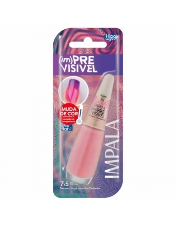ESMALTE PARA UNHAS IMPALA BLISTER (IM)PREVISÍVEL REALISTA/FANFIQUEIRA 7,5ML