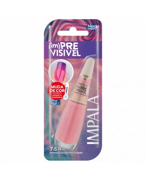 ESMALTE PARA UNHAS IMPALA BLISTER (IM)PREVISÍVEL REALISTA/FANFIQUEIRA 7,5ML