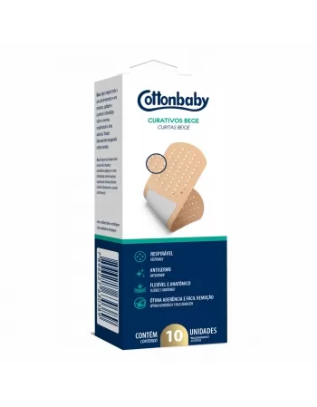 CURATIVOS TRADICIONAIS COTTONBABY C/10 UNIDADES