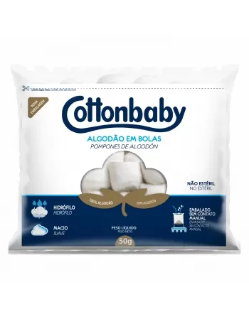 ALGODÃO BOLAS COTTONBABY 50G