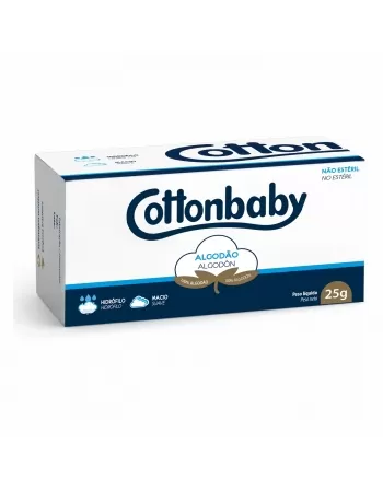 ALGODÃO HIDRÓFILO COTTONBABY 25G
