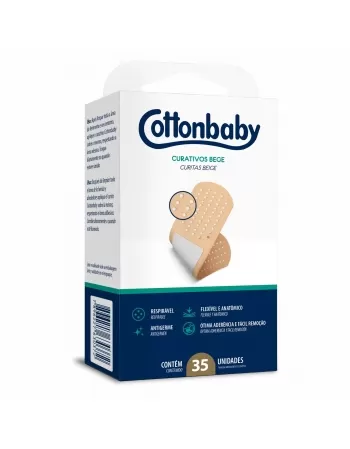 CURATIVOS TRADICIONAIS COTTONBABY C/35 UNIDADES