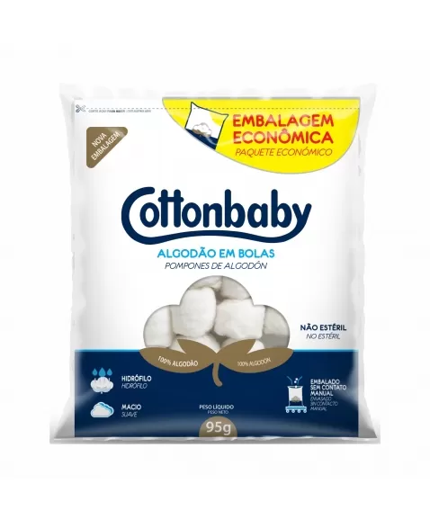 ALGODÃO BOLAS COTTONBABY 95G
