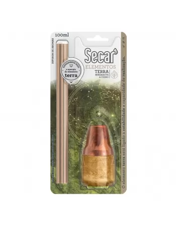 DIFUSOR DE AROMAS SECAR ELEMENTOS TERRA BERGAMOTA & CEDRO 100ML
