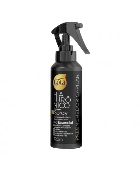 CONDICIONADOR GOTA DOURADA LÍQUIDO SPRAY HIALURÔNICO PREENCHEDOR CAP HID PROFUNDA 300ML