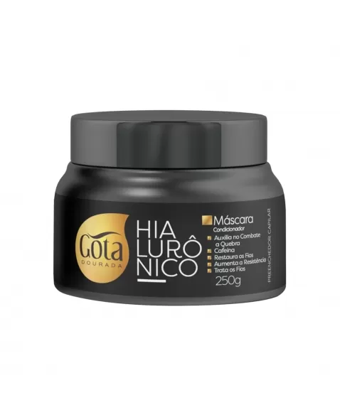 MÁSCARA CONDICONADOR GOTA DOURADA HIALURÔNICO 250G