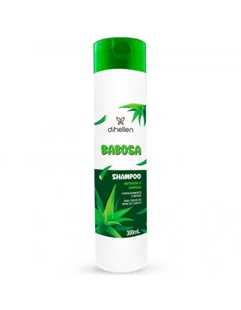 SHAMPOO DIHELLEN BABOSA TODOS OS TIPOS DE CABELOS 300ML