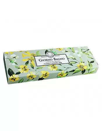 SABONETE NATURAL GIORNO BAGNO KIT VERBENA & SÂNDALO COM 3 UNIDADES 100G (CADA)