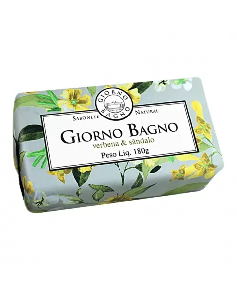 SABONETE NATURAL GIORNO BAGNO VERBENA & SÂNDALO 180G