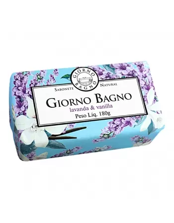 SABONETE NATURAL GIORNO BAGNO LAVANDA & VANILLA 180G