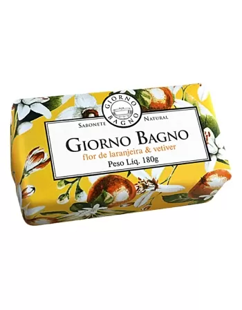 SABONETE NATURAL GIORNO BAGNO FLOR DE LARANJEIRA & VETIVER 180G