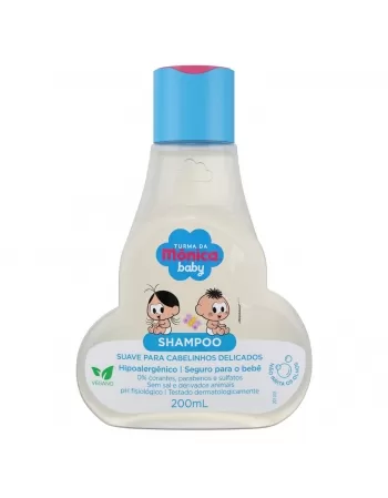 SHAMPOO TURMA DA MÔNICA SUAVE PARA CABELINHOS DELICADOS 200ML