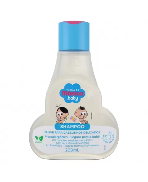 SHAMPOO TURMA DA MÔNICA SUAVE PARA CABELINHOS DELICADOS 200ML