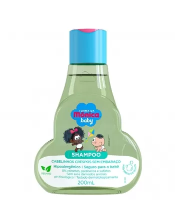 SHAMPOO TURMA DA MÔNICA CABELINHOS CRESPOS SEM EMBARAÇOS 200ML