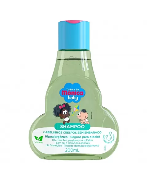 SHAMPOO TURMA DA MÔNICA CABELINHOS CRESPOS SEM EMBARAÇOS 200ML
