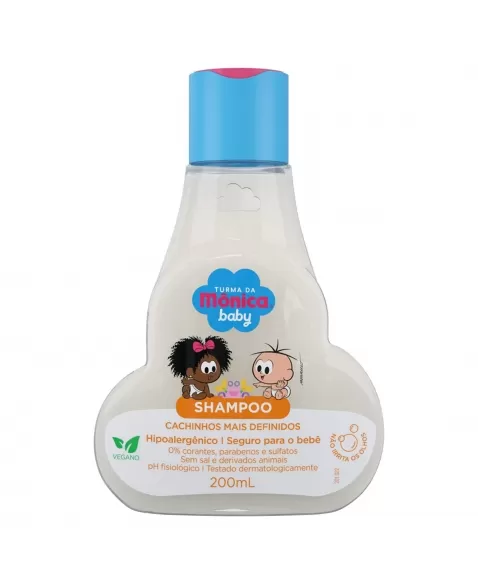 SHAMPOO TURMA DA MÔNICA CACHINHOS MAIS DEFINIDOS 200ML