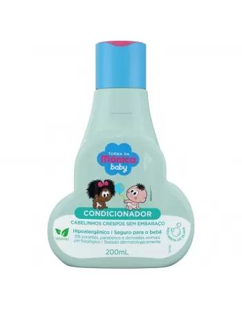 CONDICIONADOR TURMA DA MÔNICA CABELINHOS CRESPOS SEM EMBARAÇOS 200ML
