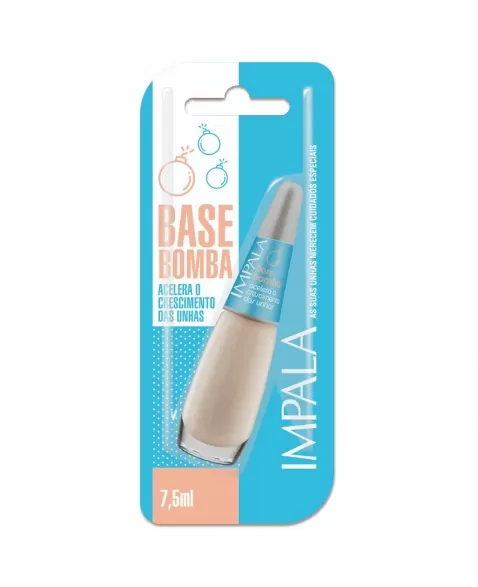 ESMALTE PARA UNHAS IMPALA BLISTER BASE BOMBA ACELERA O CRESCIMENTO DAS UNHAS 7,5ML