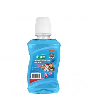 ANTISSÉPTICO BUCAL INFANTIL G.U.M PATRULHA CANINA BUBBLE GUM 250ML