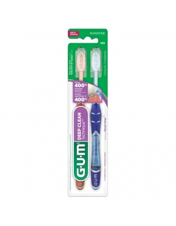 ESCOVA DENTAL G.U.M DEEP CLEAN TECHNIQUE 525 SOFT PACK C/2 UNIDADES
