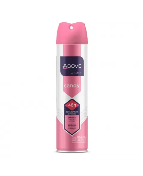 ANTITRANSPIRANTE AEROSSOL ABOVE WOMEN CANDY 150ML / 90G