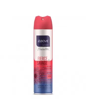 ANTITRANSPIRANTE AEROSSOL ABOVE WOMEN PERSONALITIES FIERCE & SAVAGE 150ML / 90G
