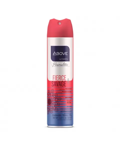 ANTITRANSPIRANTE AEROSSOL ABOVE WOMEN PERSONALITIES FIERCE & SAVAGE 150ML / 90G