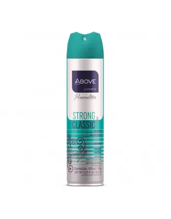 ANTITRANSPIRANTE AEROSSOL ABOVE WOMEN PERSONALITIES STRONG & CLASSIC 150ML / 90G