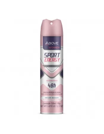 ANTITRANSPIRANTE AEROSSOL ABOVE WOMEN HIGH PERFORMANCE SPORT ENERGY 150ML / 90G