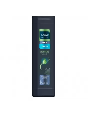 SHAMPOO ABOVE MEN FRESH HIDRATAÇÃO 3EM1 325 ML