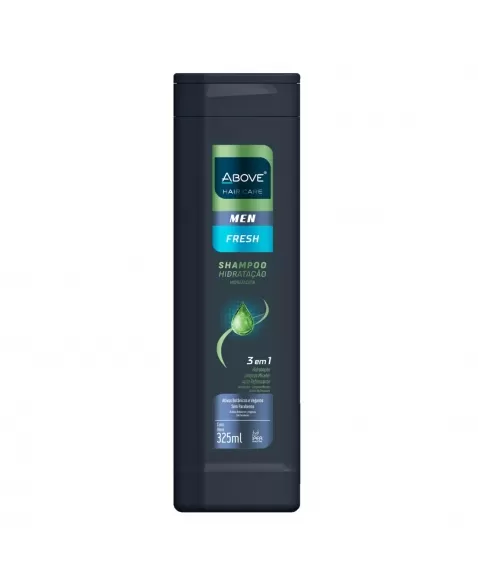 SHAMPOO ABOVE MEN FRESH HIDRATAÇÃO 3EM1 325 ML